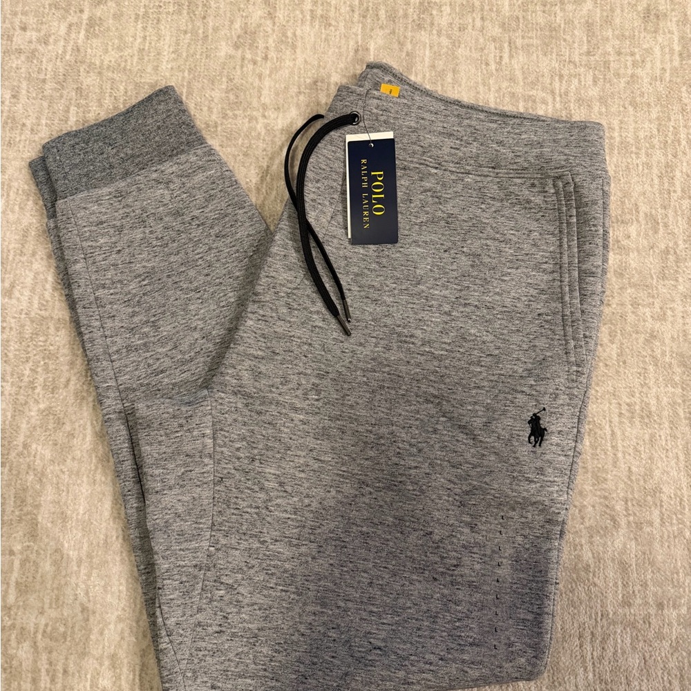 Ralph Lauren Polo Grey Joggers Sweatpants Men’s Size Large L
